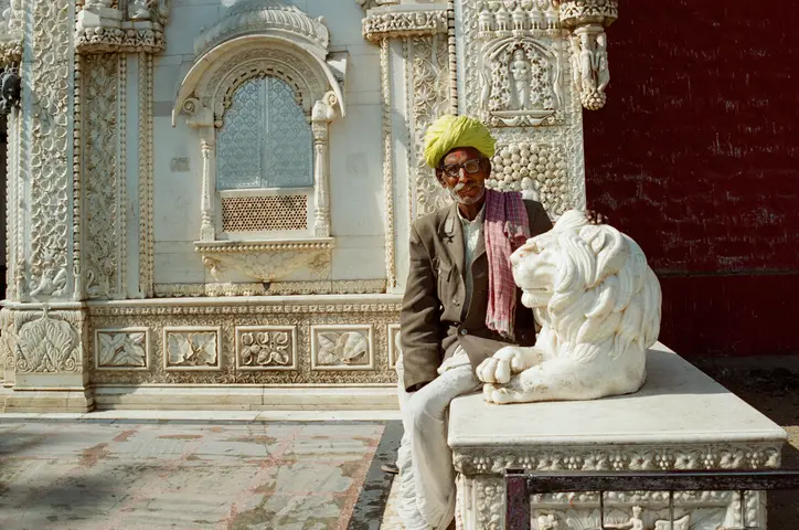 Karni Mata Temple, Deshnok. Black rats live, and are revered, in the temple