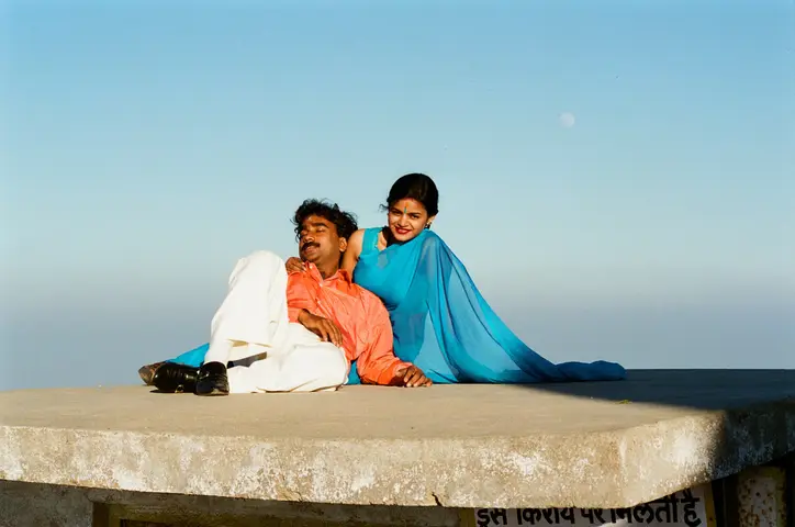 Honeymoon couple. Mount Abu, Rajasthan