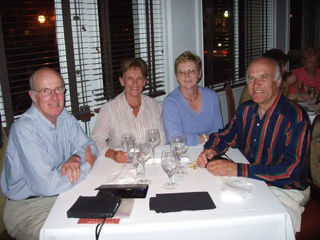 High Cotton Restaurant, Charleston SC. My 65th. Sally & Stephen Trinder from Whitchurch on a golf holiday
