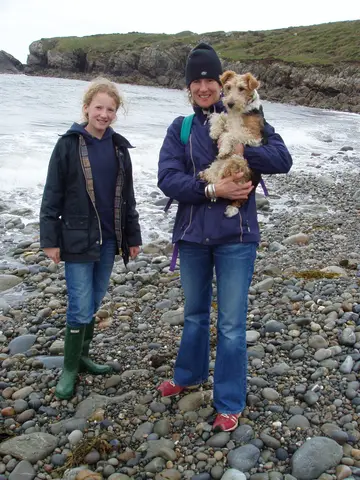 George & Vivien with Flossy