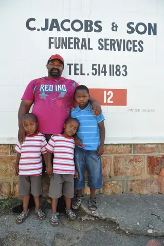 Farmer worker Danny & sons. Swellendam 2011