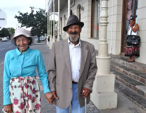 Katrina & Jacob Moses in Voortrek St, Swellendam 2011