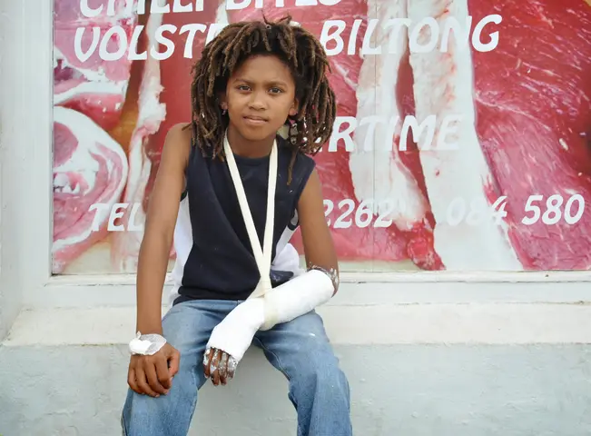 Petrus Hoopaard, aged 10. Voortrek St, Swellendam 2011