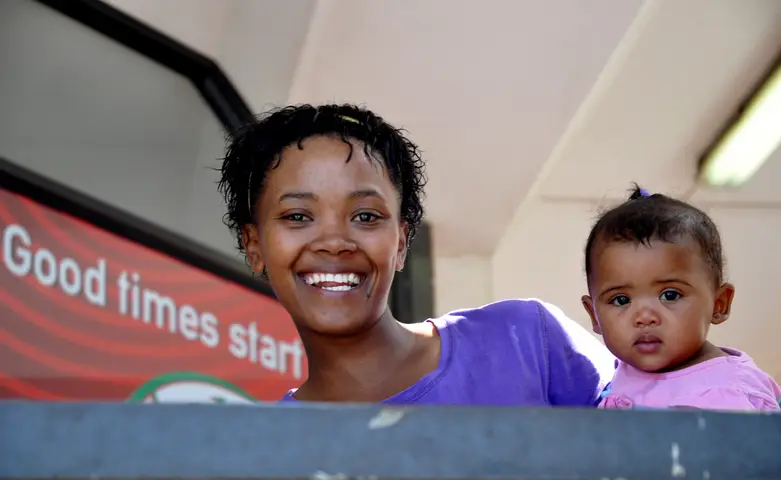 Outside Spar, Swellendam 2011