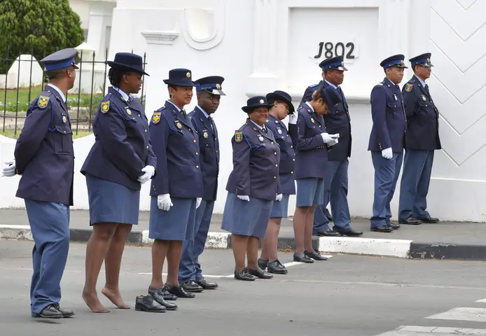 Funeral Honour Guard . Swellendam 2011