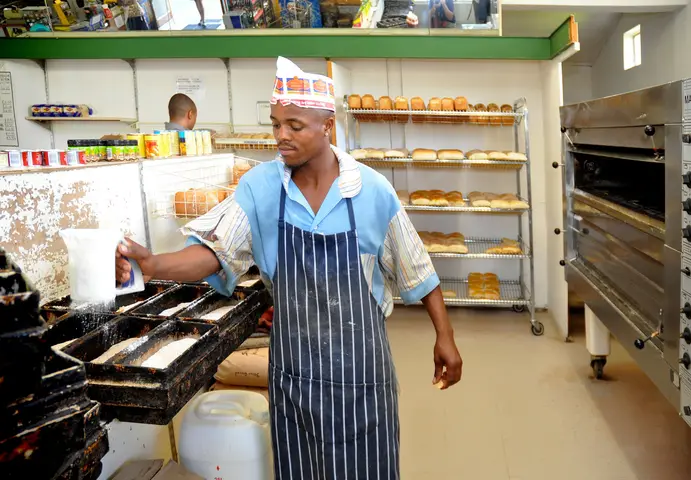Simphine. Olyfkrans Bakery, Swellendam 2011