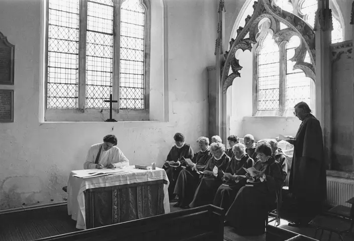 Preparing for a wedding. Rev Mark Mills-Powell
