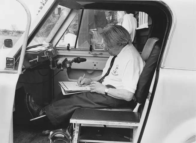 Bob Coles. The Belll Inn Aldwirth Cricket Club scorer
