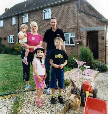 Sally with Molly & Robert McEwan, and Emily & Jacob, The Glebe