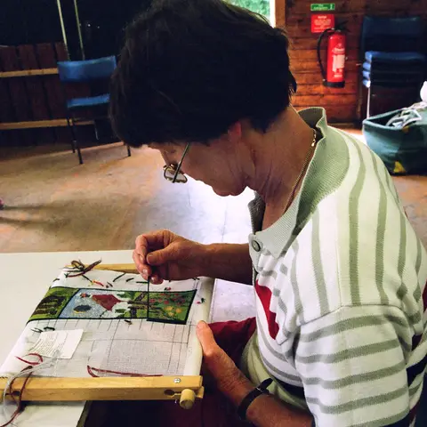 Jane Allen at the Village Hall