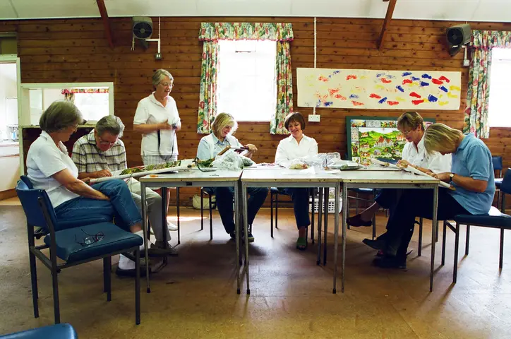 L-R. Lily Rennie, Ann Dance, Pat Dallimore, Julia Walters, Ann Disney, Sarah Thomas, Jo Webb