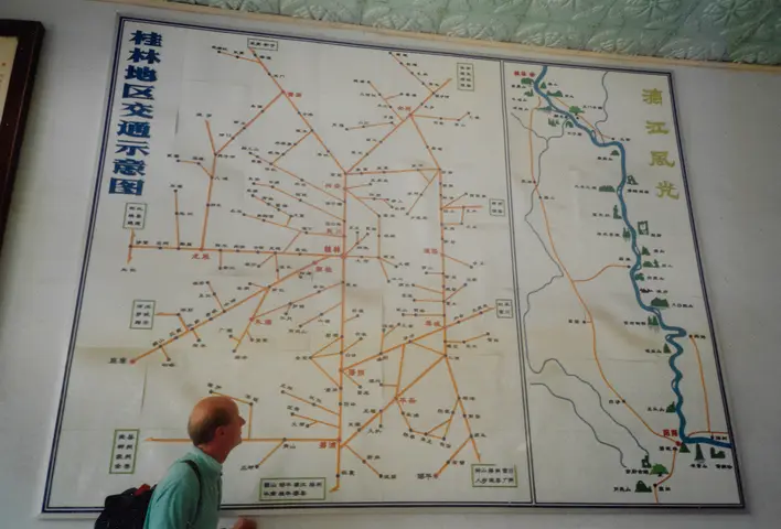 Guilin Railway Map