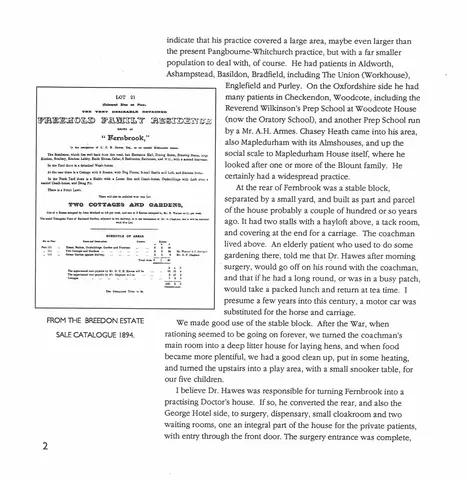 CDWT Medical History