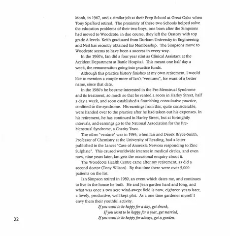 CDWT Medical History