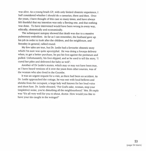 CDWT Medical History