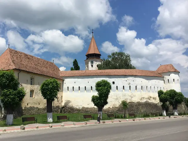 Fortified 13th century church, Prejmer, nr Brasov