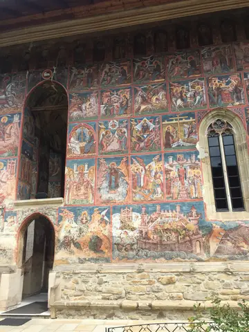 Moldovita Monastery, frescos from 1537