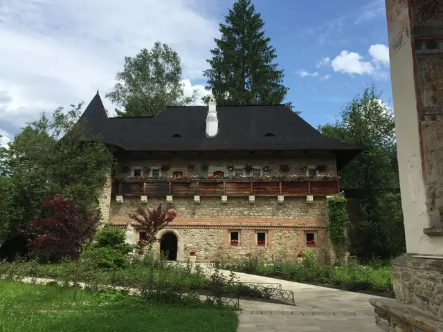 At Moldovita Monastery.