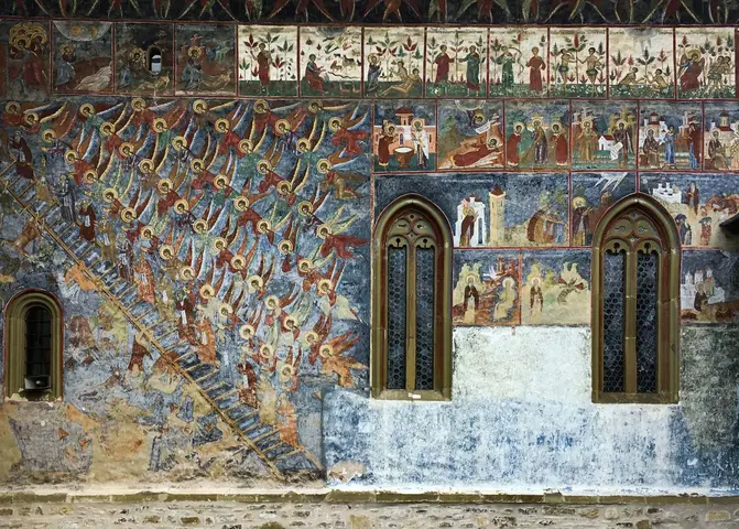 Ladder of Virtue, Sucevita Monastery