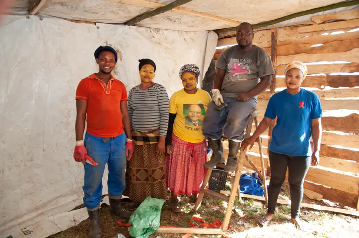 L-R. Mlungu Ndodwana, Tshawe Conde, Matshezi Njalmba, FakU Nyawuzaza, Maconde Rharhabe. Railton. 2019