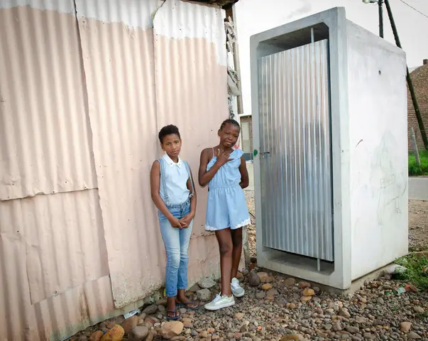 Faith Magida & Thuliswa Kosa. Both aged 10. Railton. 2019