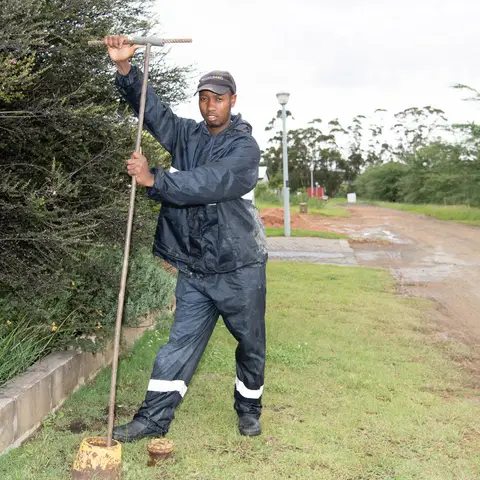 Asandile, Municipality worker. Swellendam 2020