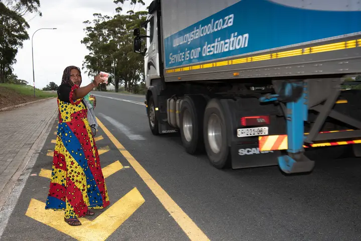 Afsa from DRC passing through Swellendam 2020