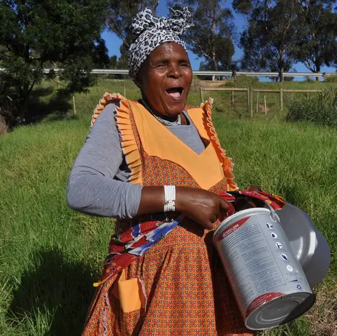 Sangoma, Traditional healer, Majali Mendlamini. Swellendam 2018