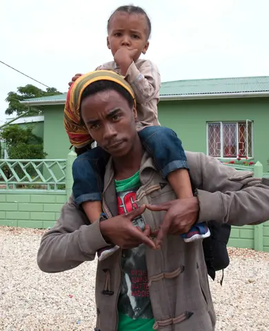 Gad with Ruben riding. Railton, Swellendam 2018