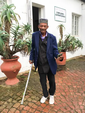 A happy man. Swellendam 2019