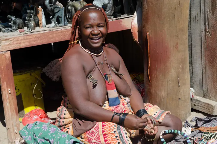 Himba woman Walvis Bay, Namibia 2016