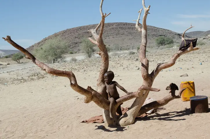 Himba boy. Near Uis, Namibia 2020