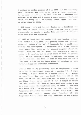 CDWT Family History