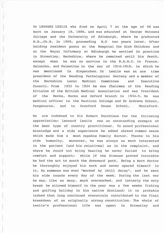 CDWT Family History