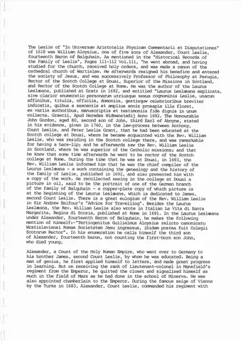 CDWT Family History