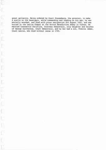 CDWT Family History